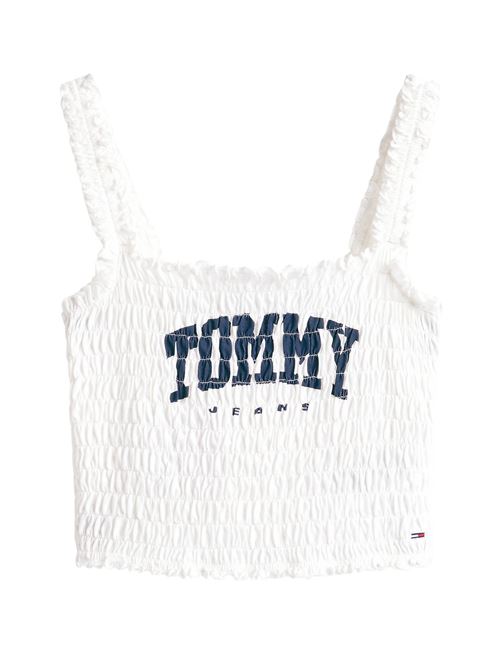 Top bianco in cotone Tommy Jeans | DW0DW20240YBL